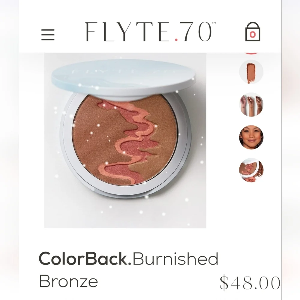 Flyte.70 ColorBack Burnished Bronzer.‎ New. $48 MSRP